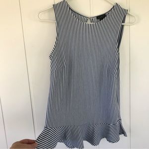 Ann Taylor Factory sleeveless summer shirt.  Sz XS